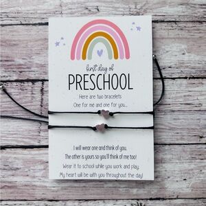 First day of school bracelet